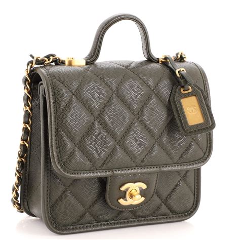 chanel school memory bag|Chanel School Memory Bag in Khaki Green! 22K Fall Act 2!.